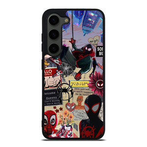 SPIDERMAN INTO THE SPIDER VERSE COLLAGE Samsung Galaxy S23 Plus Case Cover
