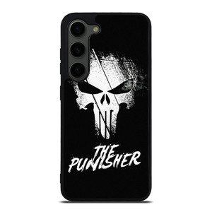 THE PUNISHER BRUSHED LOGO Samsung Galaxy S23 Plus Case Cover THE PUNISHER BRUSHED LOGO Samsung Galaxy S23 Plus Case Cover