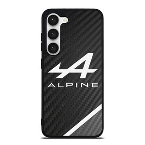 ALPINE AUTOMOBILES LOGO CARBON Samsung Galaxy S23 Case Cover ALPINE AUTOMOBILES LOGO CARBON Samsung Galaxy S23 Case Cover