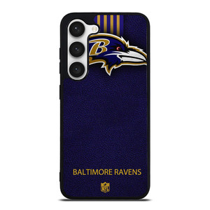 BALTIMORE RAVENS NFL LEATHER LOGO Samsung Galaxy S23 Case Cover