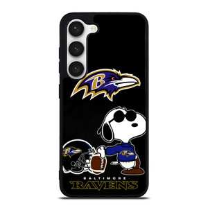 BALTIMORE RAVENS SNOOPY Samsung Galaxy S23 Case Cover