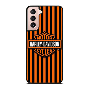 HARLEY DAVIDSON MOTOR CYCLES ORANGE STRIPE Samsung Galaxy S21 Case Cover HARLEY DAVIDSON MOTOR CYCLES ORANGE STRIPE Samsung Galaxy S21 Case Cover