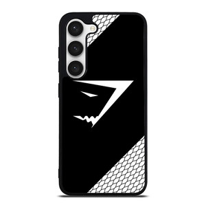 GYMSHARK WHITE CARBON LOGO Samsung Galaxy S23 Case Cover GYMSHARK WHITE CARBON LOGO Samsung Galaxy S23 Case Cover