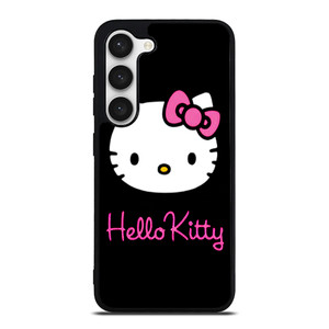 HELLO KITTY CUTE BLACK Samsung Galaxy S23 Case Cover