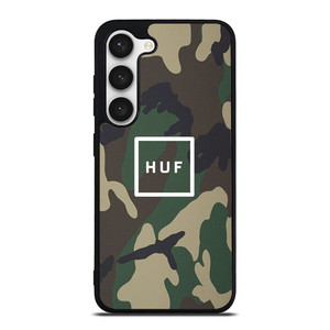 HUF ARMY CAMO LOGO Samsung Galaxy S23 Case Cover HUF ARMY CAMO LOGO Samsung Galaxy S23 Case Cover