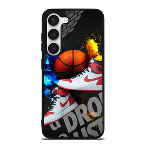 NIKE AIR JORDAN SPLASHED SNEAKERS Samsung Galaxy S23 Case Cover NIKE AIR JORDAN SPLASHED SNEAKERS Samsung Galaxy S23 Case Cover