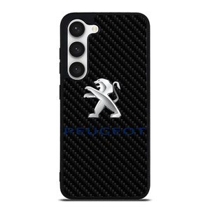 PEUGEOT CARBON EMBLEM Samsung Galaxy S23 Case Cover PEUGEOT CARBON EMBLEM Samsung Galaxy S23 Case Cover