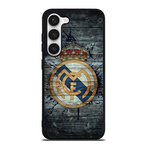 REAL MADRID FOOTBALL WOOD LOGO Samsung Galaxy S23 Case Cover REAL MADRID FOOTBALL WOOD LOGO Samsung Galaxy S23 Case Cover
