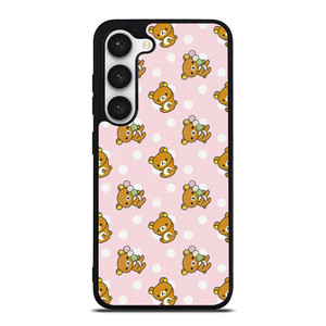 RILAKKUMA BEAR PATTERN Samsung Galaxy S23 Case Cover RILAKKUMA BEAR PATTERN Samsung Galaxy S23 Case Cover