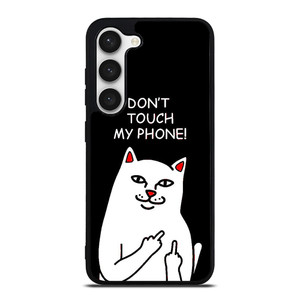 RIPNDIP CAT DONT TOUCH MY PHONE Samsung Galaxy S23 Case Cover RIPNDIP CAT DONT TOUCH MY PHONE Samsung Galaxy S23 Case Cover