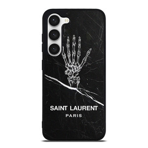 SAINT LAURENT PARIS SKELETON LOGO Samsung Galaxy S23 Case Cover SAINT LAURENT PARIS SKELETON LOGO Samsung Galaxy S23 Case Cover