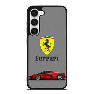 SCUDERIA FERRARI LOGO SUPER CAR RED Samsung Galaxy S23 Case Cover