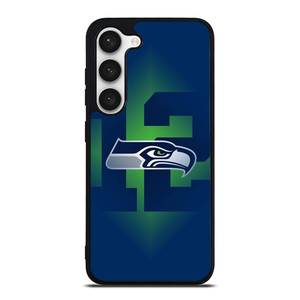 SEATTLE SEAHAWKS TWELVE MAN LOGO Samsung Galaxy S23 Case Cover SEATTLE SEAHAWKS TWELVE MAN LOGO Samsung Galaxy S23 Case Cover