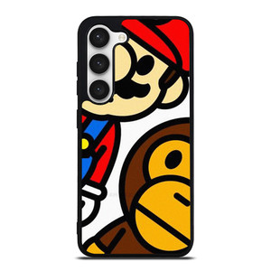 SUPER MARIO BROS BABY MILO BAPE Samsung Galaxy S23 Case Cover SUPER MARIO BROS BABY MILO BAPE Samsung Galaxy S23 Case Cover