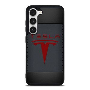 TESLA METAL CARBON LOGO Samsung Galaxy S23 Case Cover TESLA METAL CARBON LOGO Samsung Galaxy S23 Case Cover