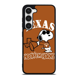 TEXAS LONGHORNS SNOOPY CARTOON Samsung Galaxy S23 Case Cover TEXAS LONGHORNS SNOOPY CARTOON Samsung Galaxy S23 Case Cover
