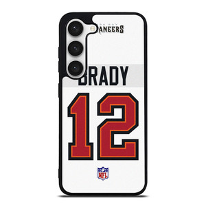 TOM BRADY TAMPA BAY BUCCANEERS WHITE KIT Samsung Galaxy S23 Case Cover