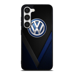 VW VOLKSWAGEN BLUE CARBON EMBLEM Samsung Galaxy S23 Case Cover VW VOLKSWAGEN BLUE CARBON EMBLEM Samsung Galaxy S23 Case Cover