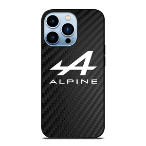 ALPINE LOGO CARBON iPhone 13 Pro Max Case Cover