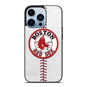 BOSTON RED SOX LEATHER STITCH iPhone 13 Pro Max Case Cover
