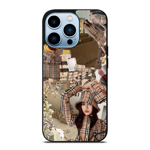 BURBERRY DANIELLE NEWJEANS iPhone 13 Pro Max Case Cover BURBERRY DANIELLE NEWJEANS iPhone 13 Pro Max Case Cover
