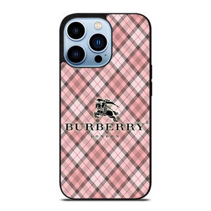 BURBERRY LONDON PINK PATTERN iPhone 13 Pro Max Case Cover