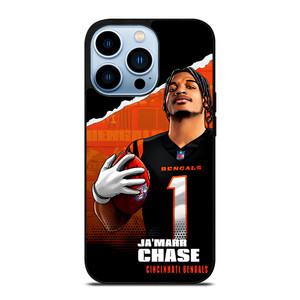 JA'MARR CHASE CINCINNATI BENGALS NFL FOOTBALL iPhone 13 Pro Max Case Cover JA'MARR CHASE CINCINNATI BENGALS NFL FOOTBALL iPhone 13 Pro Max Case Cover
