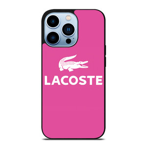 LACOSTE PINK LOGO iPhone 13 Pro Max Case Cover