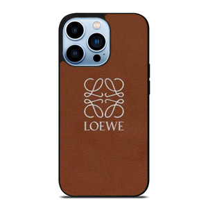 LOEWE LEATHER BROWN iPhone 13 Pro Max Case Cover