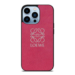 LOEWE LEATHER PINK iPhone 13 Pro Max Case Cover LOEWE LEATHER PINK iPhone 13 Pro Max Case Cover