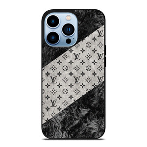 LOUIS VUITTON BLACK FURRY iPhone 13 Pro Max Case Cover