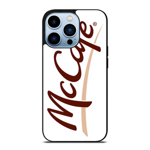 MCDONALD MCCAFE LOGO WHITE iPhone 13 Pro Max Case Cover