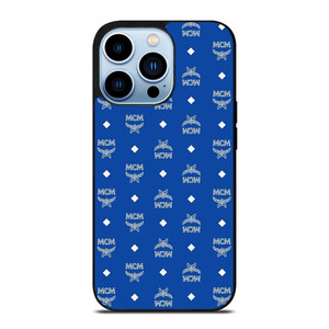MCM WORLD WIDE BLUE iPhone 13 Pro Max Case Cover