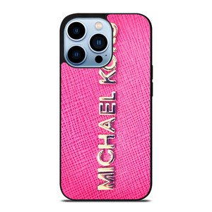 MICHAEL KORS PINK LEATHER iPhone 13 Pro Max Case Cover
