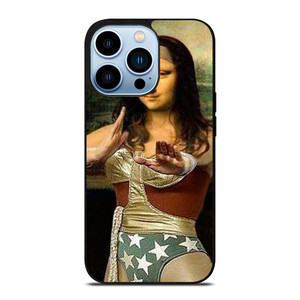 MONA LISA WONDER WOMAN iPhone 13 Pro Max Case Cover MONA LISA WONDER WOMAN iPhone 13 Pro Max Case Cover