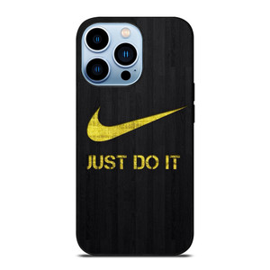 NIKE JUST DO IT WOOD LOGO YELLOW iPhone 13 Pro Max Case Cover NIKE JUST DO IT WOOD LOGO YELLOW iPhone 13 Pro Max Case Cover