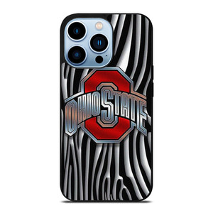 OHIO STATE FOOTBALL METAL ABSTRACT LOGO iPhone 13 Pro Max Case Cover