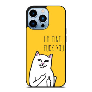 RIPNDIP CAT FUCK YOU iPhone 13 Pro Max Case Cover