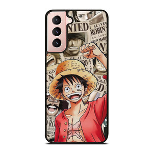 LUFFY WANTED POSTER PATTERN  Samsung Galaxy S21 Case Cover