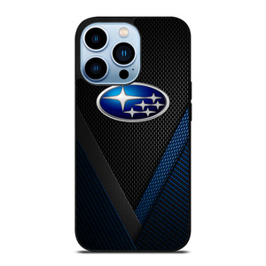 SUBARU BLUE CARBON EMBLEM iPhone 13 Pro Max Case Cover