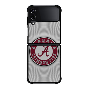 ALABAMA CRIMSON TIDE CIRCLE TEXTURE Samsung Galaxy Z Flip 4 Case Cover ALABAMA CRIMSON TIDE CIRCLE TEXTURE Samsung Galaxy Z Flip 4 Case Cover