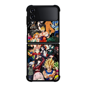 ANIME CARTOON CROSSOVER COLLAGE Samsung Galaxy Z Flip 4 Case Cover ANIME CARTOON CROSSOVER COLLAGE Samsung Galaxy Z Flip 4 Case Cover