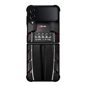 AUDI RS V8 ENGINE Samsung Galaxy Z Flip 4 Case Cover AUDI RS V8 ENGINE Samsung Galaxy Z Flip 4 Case Cover