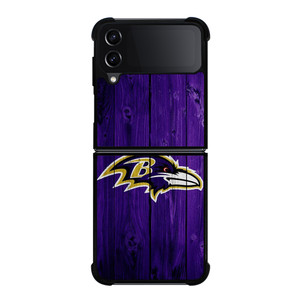 BALTIMORE RAVENS WOOD LOGO Samsung Galaxy Z Flip 4 Case Cover BALTIMORE RAVENS WOOD LOGO Samsung Galaxy Z Flip 4 Case Cover