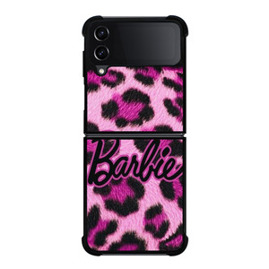 BARBIE LEOPARD LOGO Samsung Galaxy Z Flip 4 Case Cover BARBIE LEOPARD LOGO Samsung Galaxy Z Flip 4 Case Cover