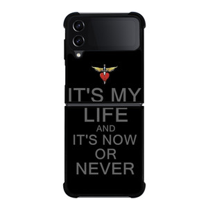 BON JOVI ROCK BAND LYRICS ICON Samsung Galaxy Z Flip 4 Case Cover BON JOVI ROCK BAND LYRICS ICON Samsung Galaxy Z Flip 4 Case Cover