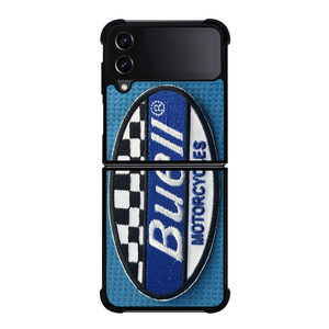 BUELL MOTORCYCLE FABRIC LOGO Samsung Galaxy Z Flip 4 Case Cover