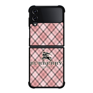 BURBERRY LONDON PINK PATTERN Samsung Galaxy Z Flip 4 Case Cover BURBERRY LONDON PINK PATTERN Samsung Galaxy Z Flip 4 Case Cover