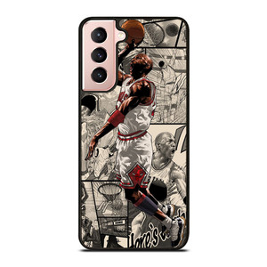 MICHAEL JORDAN MANGA ART Samsung Galaxy S21 Case Cover MICHAEL JORDAN MANGA ART Samsung Galaxy S21 Case Cover
