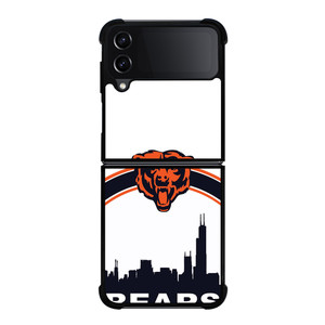 CHICAGO BEARS FOOTBALL CITY ICON Samsung Galaxy Z Flip 4 Case Cover CHICAGO BEARS FOOTBALL CITY ICON Samsung Galaxy Z Flip 4 Case Cover